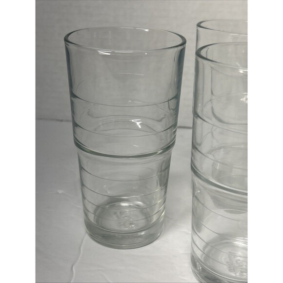 SET of 5 IKEA Svepa 5” Stacking 8oz Drinking Glass Tumbler 12144 - Picture 7 of 7